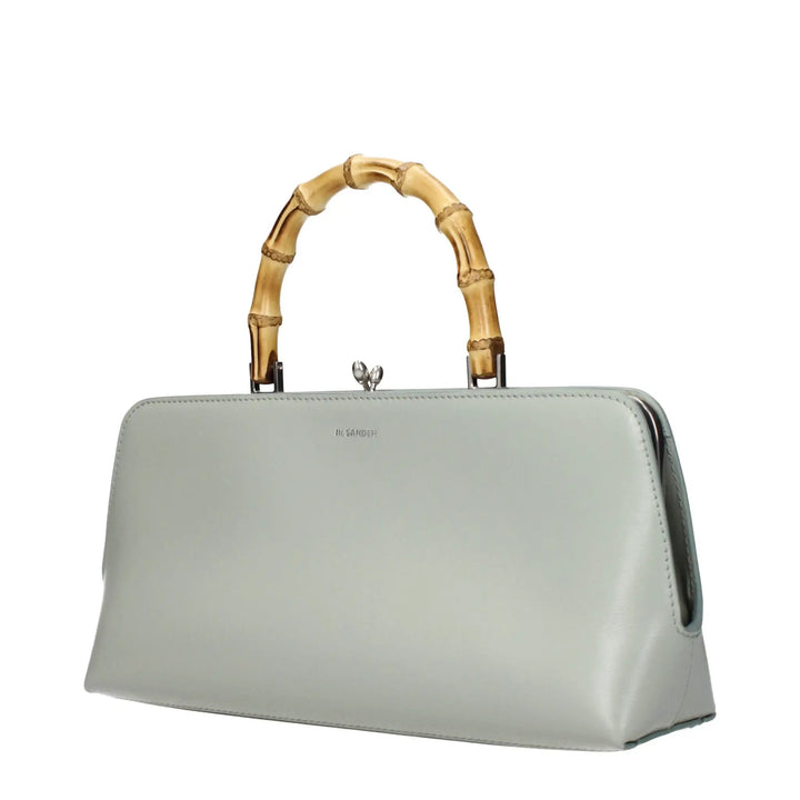 Jil Sander Sample Sale | Jil Sander Green Leather Handbag - | Designer outlet