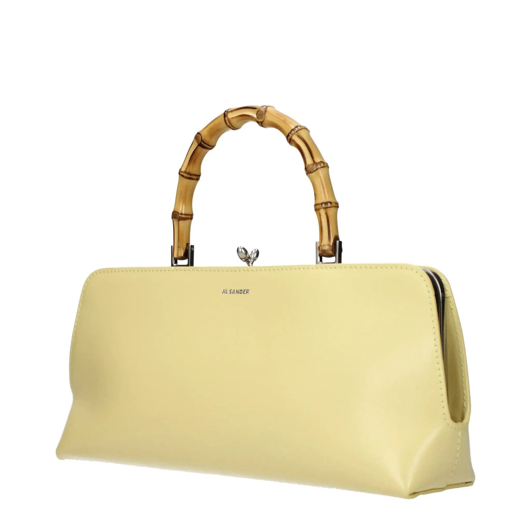 Jil Sander Sample Sale | Jil Sander Yellow Leather Handbag - | Designer outlet