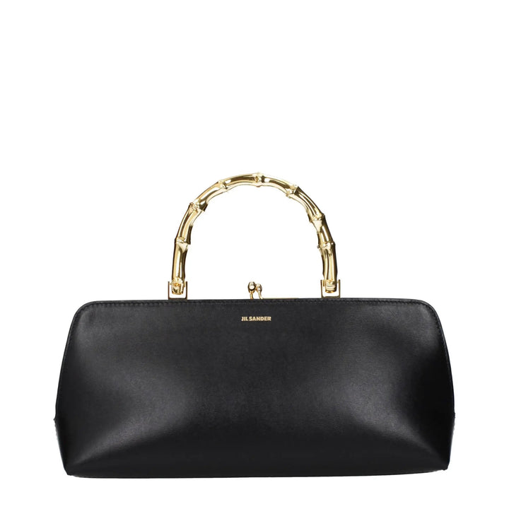 Jil Sander Sample Sale | Jil Sander Black Leather Handbag - | Designer outlet