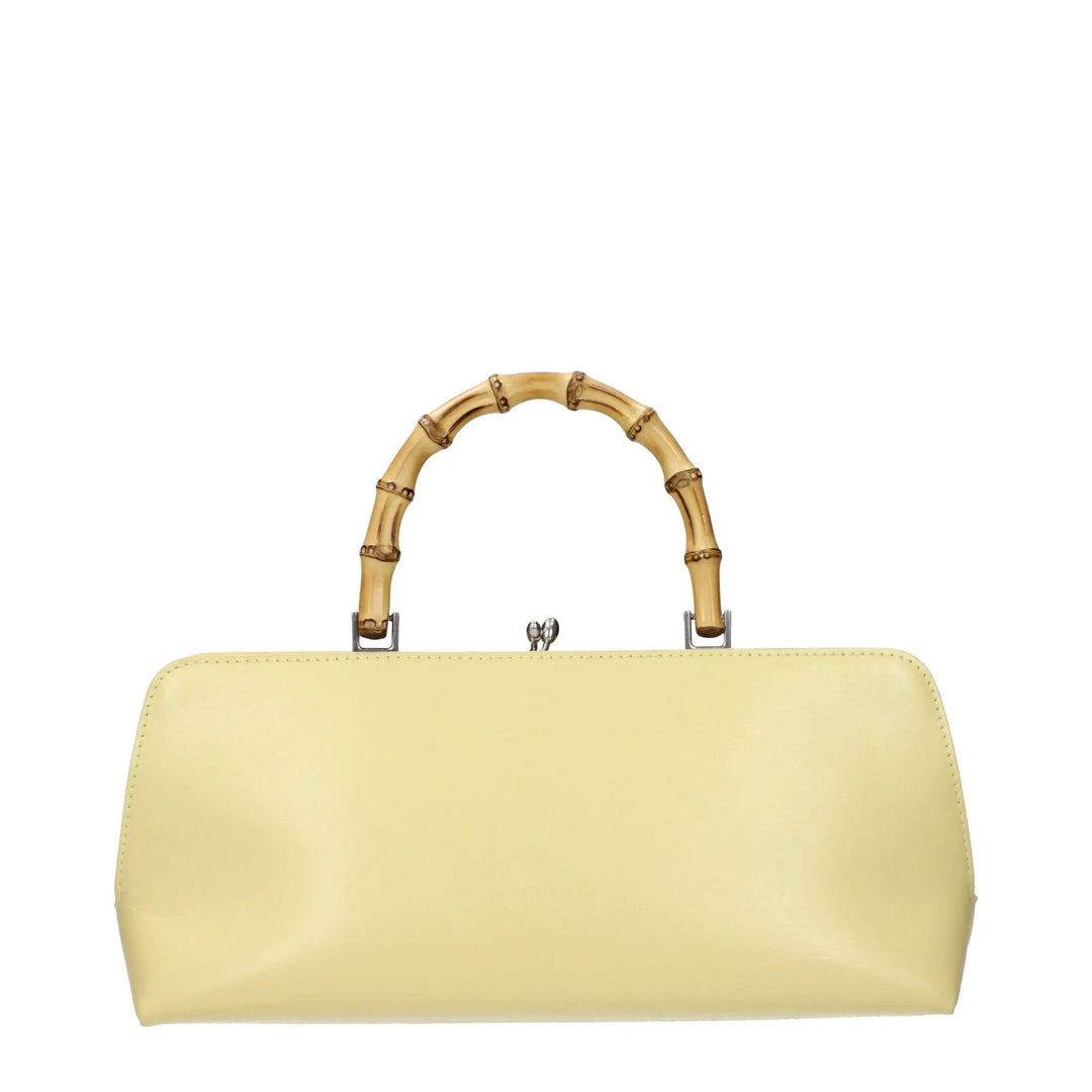 Jil Sander Sample Sale | Jil Sander Yellow Leather Handbag - | Designer outlet