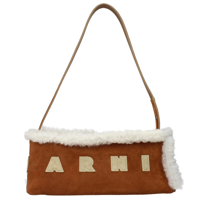 Marni Sample Sale | Marni Brown Leather Shoulder Bag - | Designer outlet