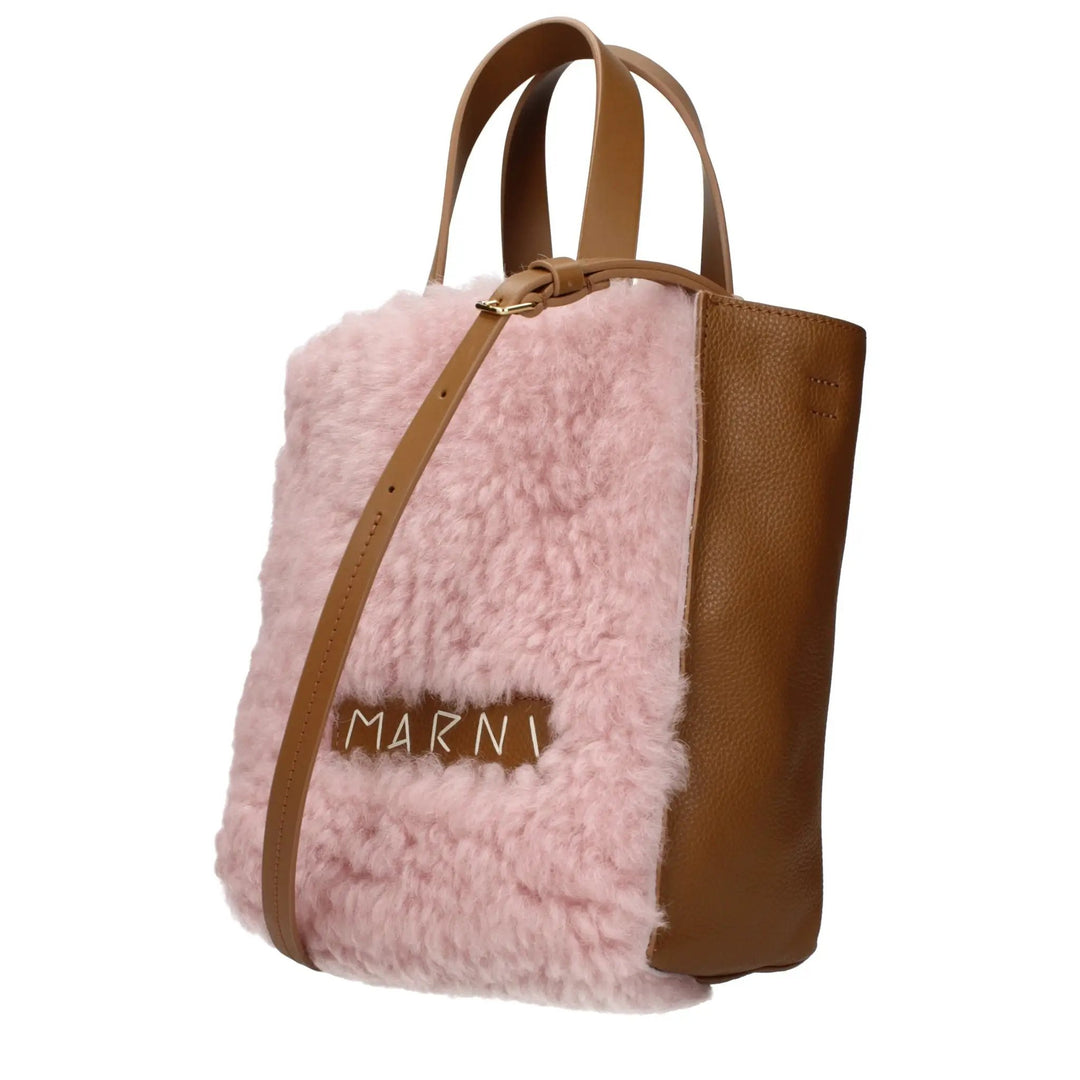 Marni Sample Sale | Marni Pink Leather Handbag - | Designer outlet