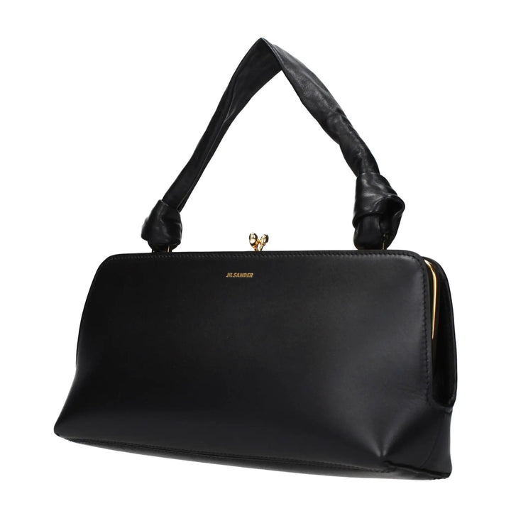 Jil Sander Sample Sale | Jil Sander Black Leather Handbag - | Designer outlet