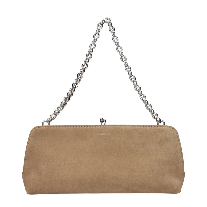 Jil Sander Sample Sale | Jil Sander Beige Leather Handbag - | Designer outlet