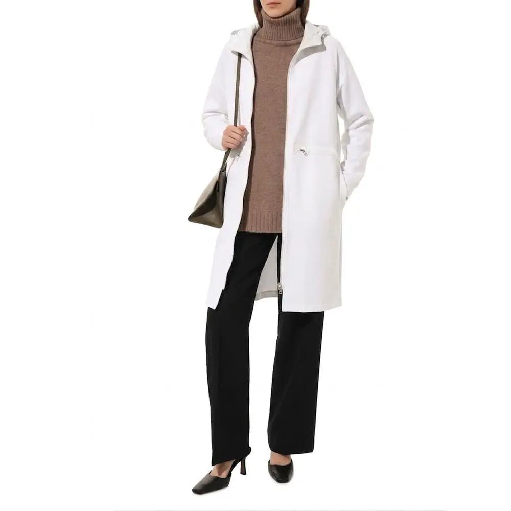 Herno Sample Sale | Herno White Cotton Coat - | Designer outlet