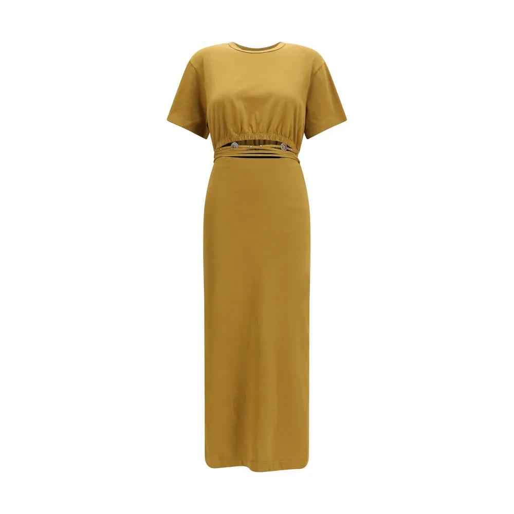 PINKO Sample Sale | PINKO Brown Cotton Casual Dress - | Designer outlet