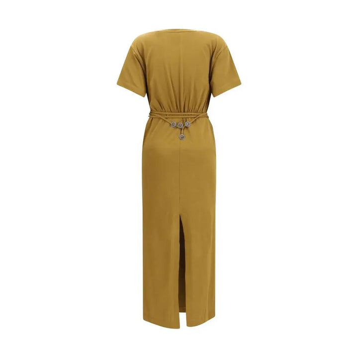 PINKO Sample Sale | PINKO Brown Cotton Casual Dress - | Designer outlet