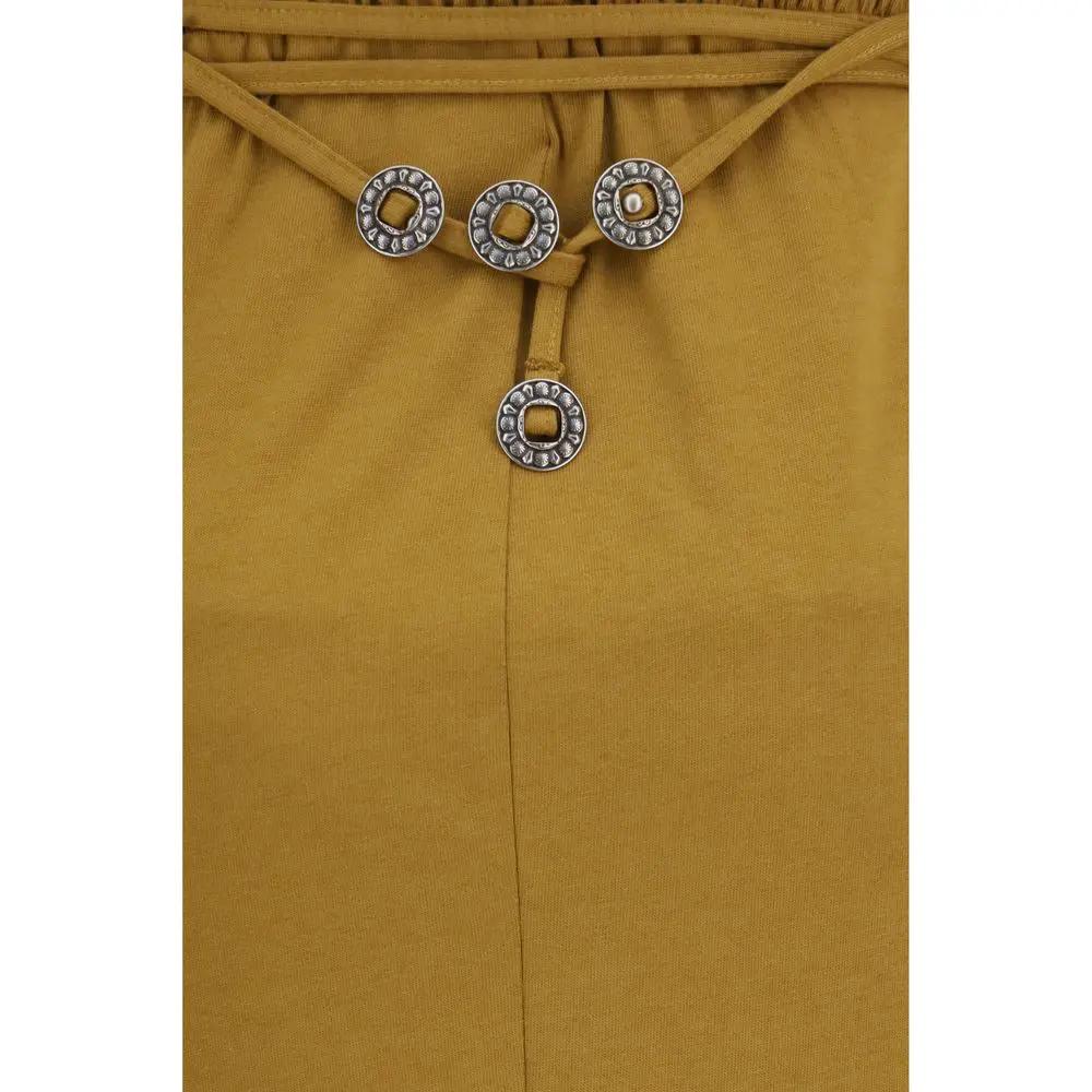 PINKO Sample Sale | PINKO Brown Cotton Casual Dress - | Designer outlet