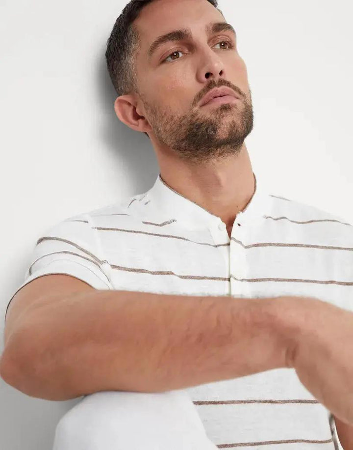 Brunello Cucinelli Sample Sale | Brunello Cucinelli Brown Linen T-Shirt - | Designer outlet