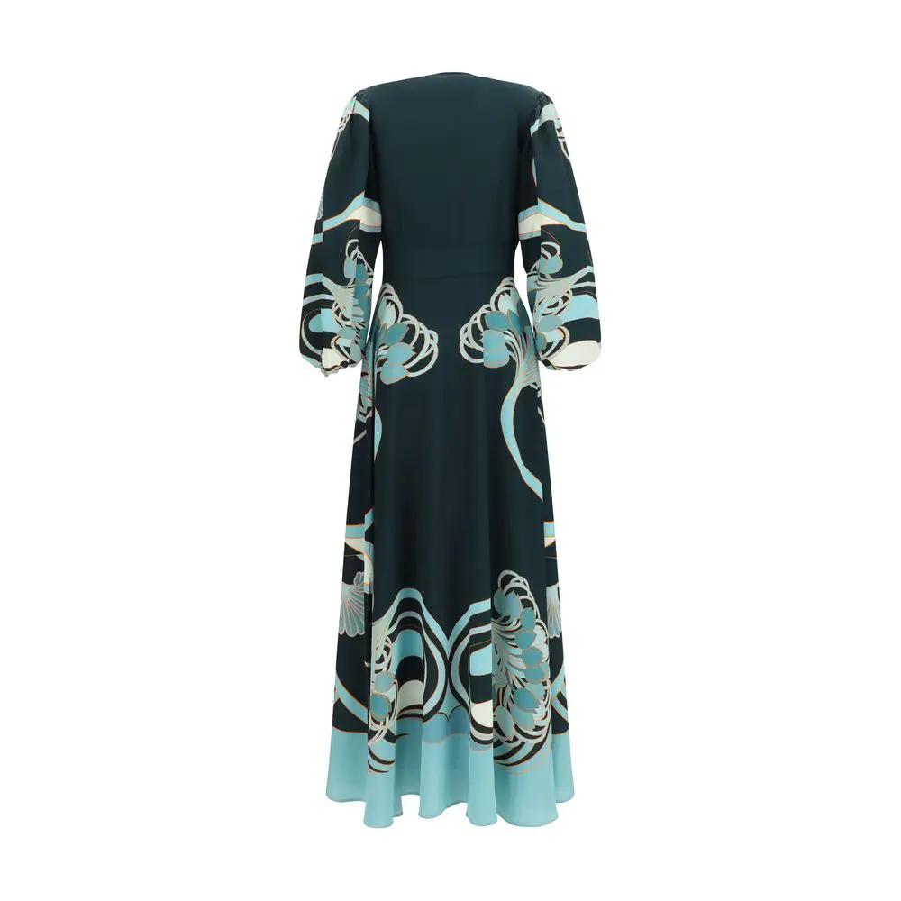 La Double J Sample Sale | La Double J Blue Silk Casual Dress - | Designer outlet