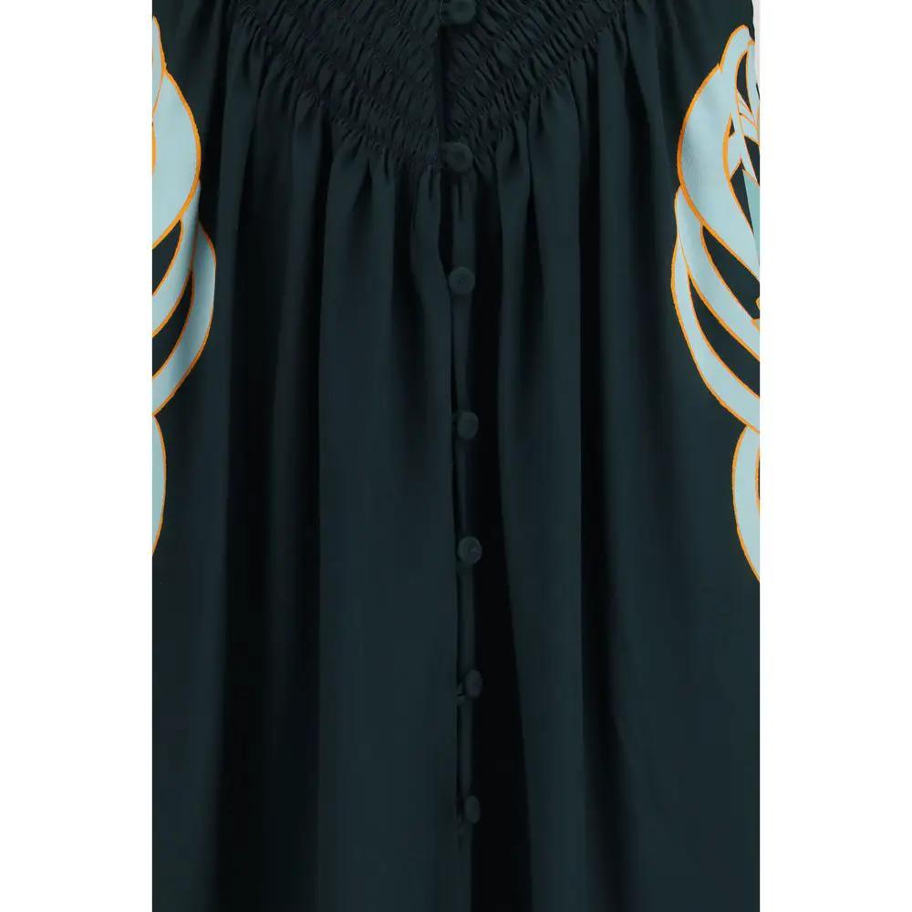 La Double J Sample Sale | La Double J Blue Silk Casual Dress - | Designer outlet