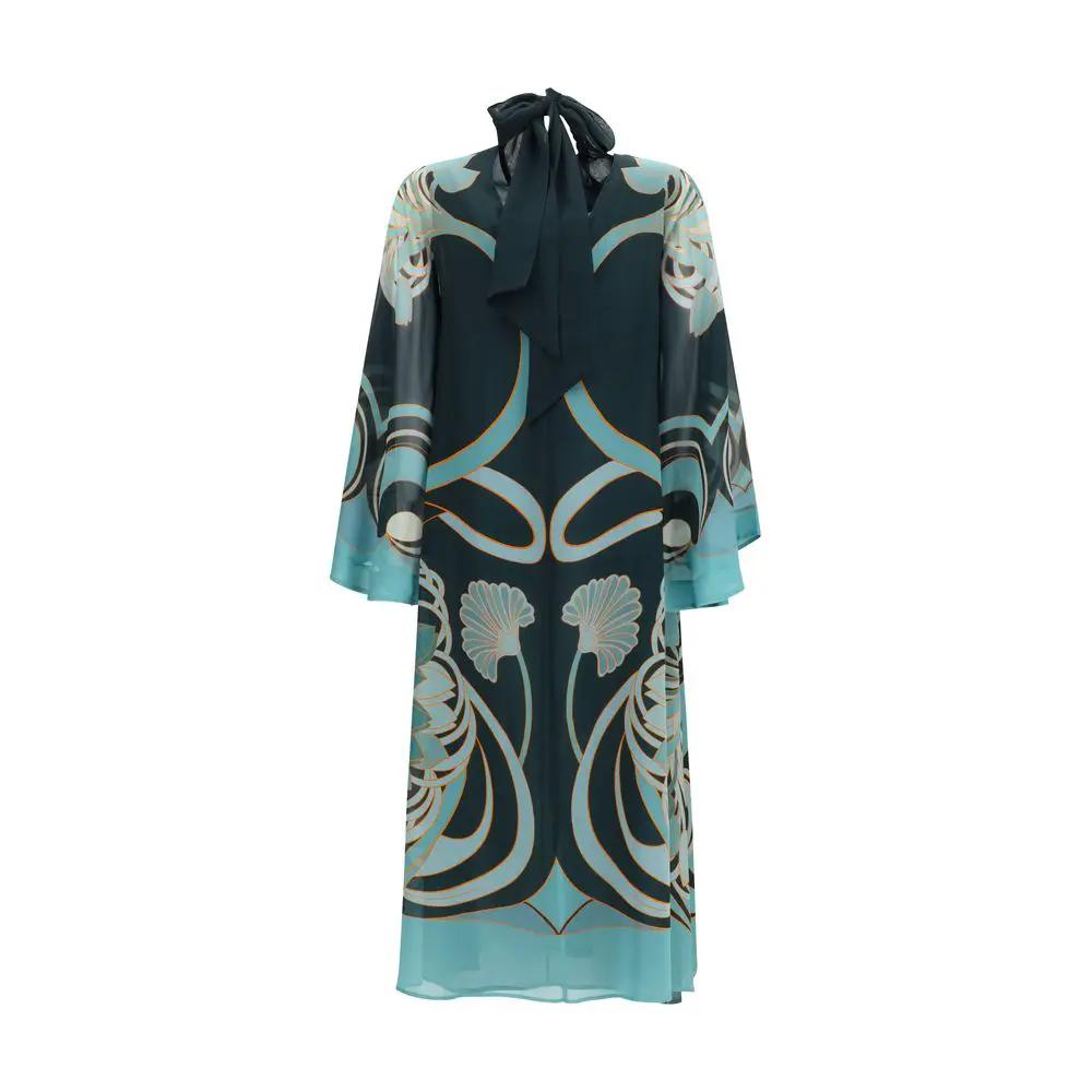 La Double J Sample Sale | La Double J Blue Silk Cocktail Dress - | Designer outlet