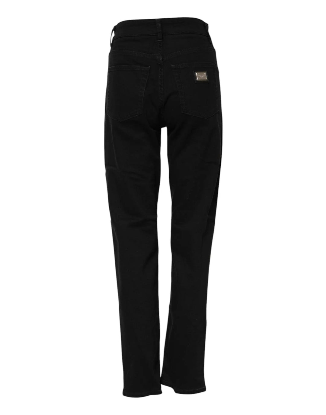 Dolce &amp; Gabbana Sample Sale | Dolce &amp; Gabbana Black Boyfriend Cotton Stretch Denim Jeans - | Designer outlet