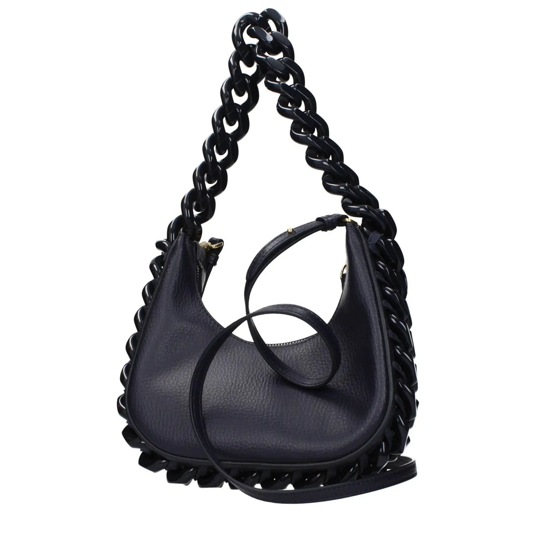 Stella McCartney Sample Sale | Stella McCartney Blue Leather Shoulder Bag - | Designer outlet