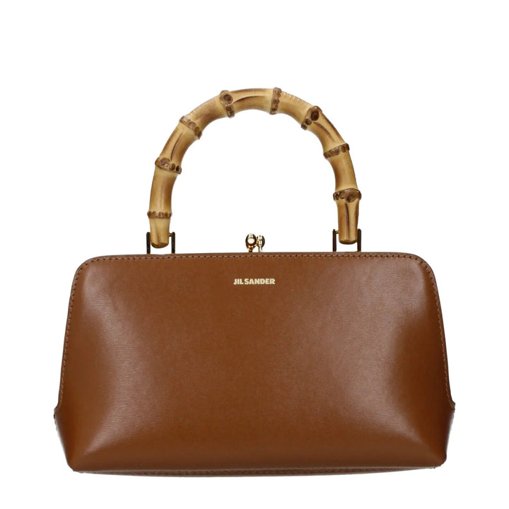 Jil Sander Sample Sale | Jil Sander Brown Leather Handbag - | Designer outlet