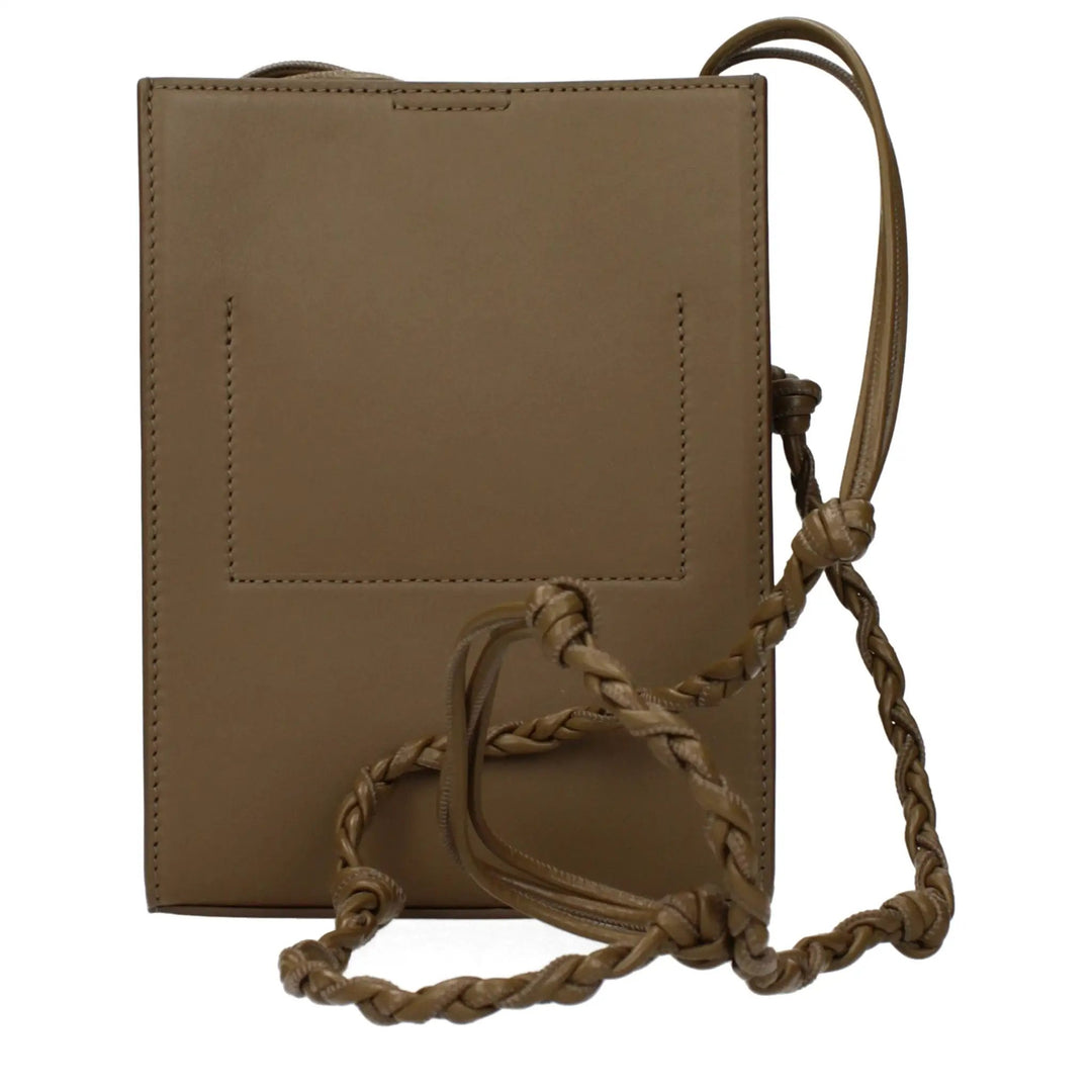Jil Sander Sample Sale | Jil Sander Green Leather Crossbody Bag - | Designer outlet