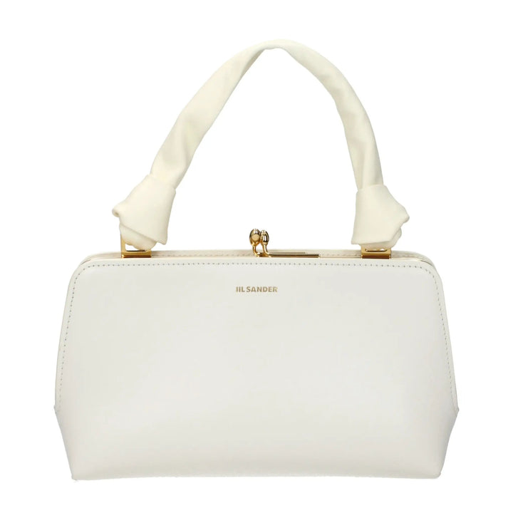 Jil Sander Sample Sale | Jil Sander White Leather Handbag - | Designer outlet