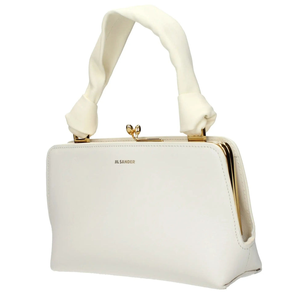 Jil Sander Sample Sale | Jil Sander White Leather Handbag - | Designer outlet