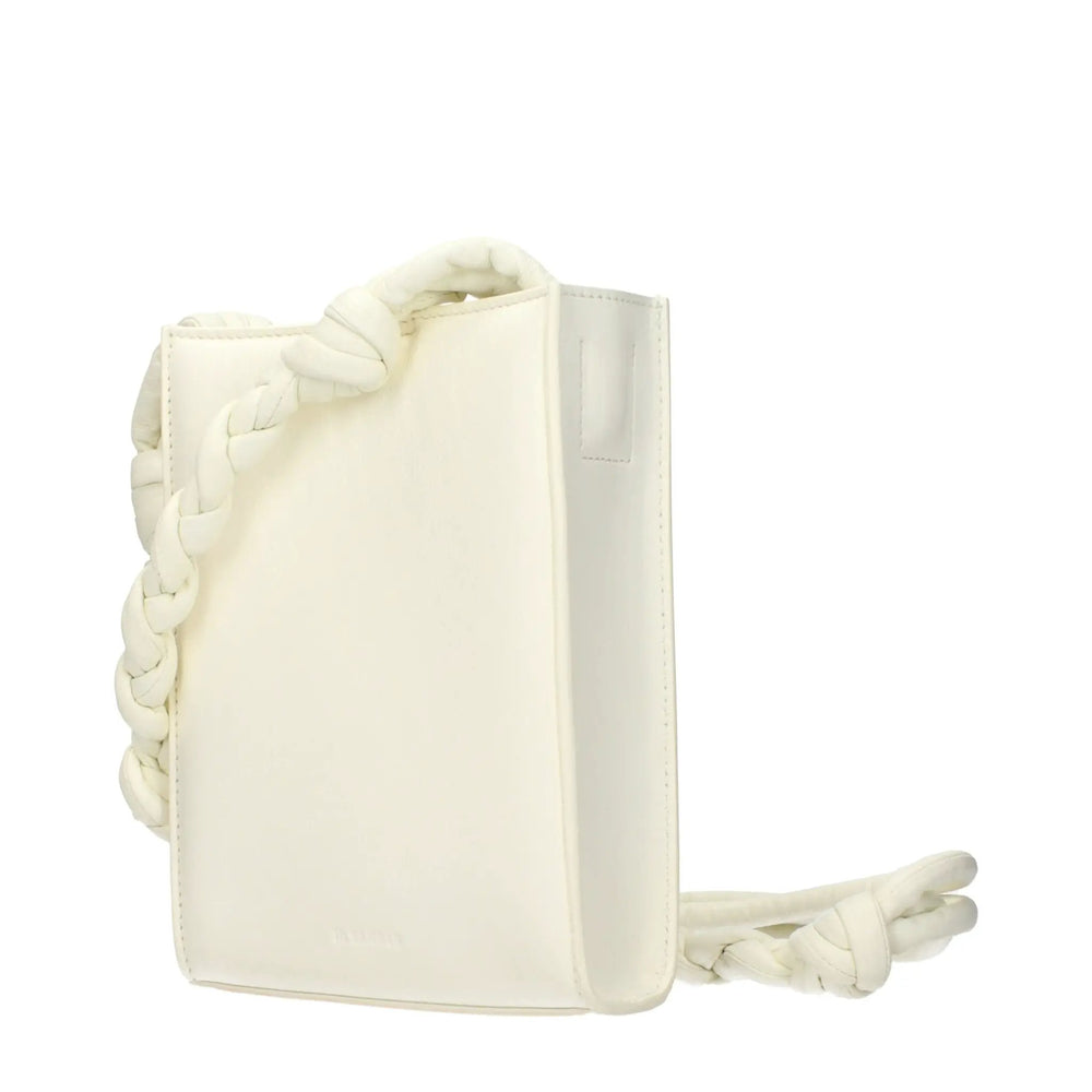 Jil Sander Sample Sale | Jil Sander White Leather Crossbody Bag - | Designer outlet