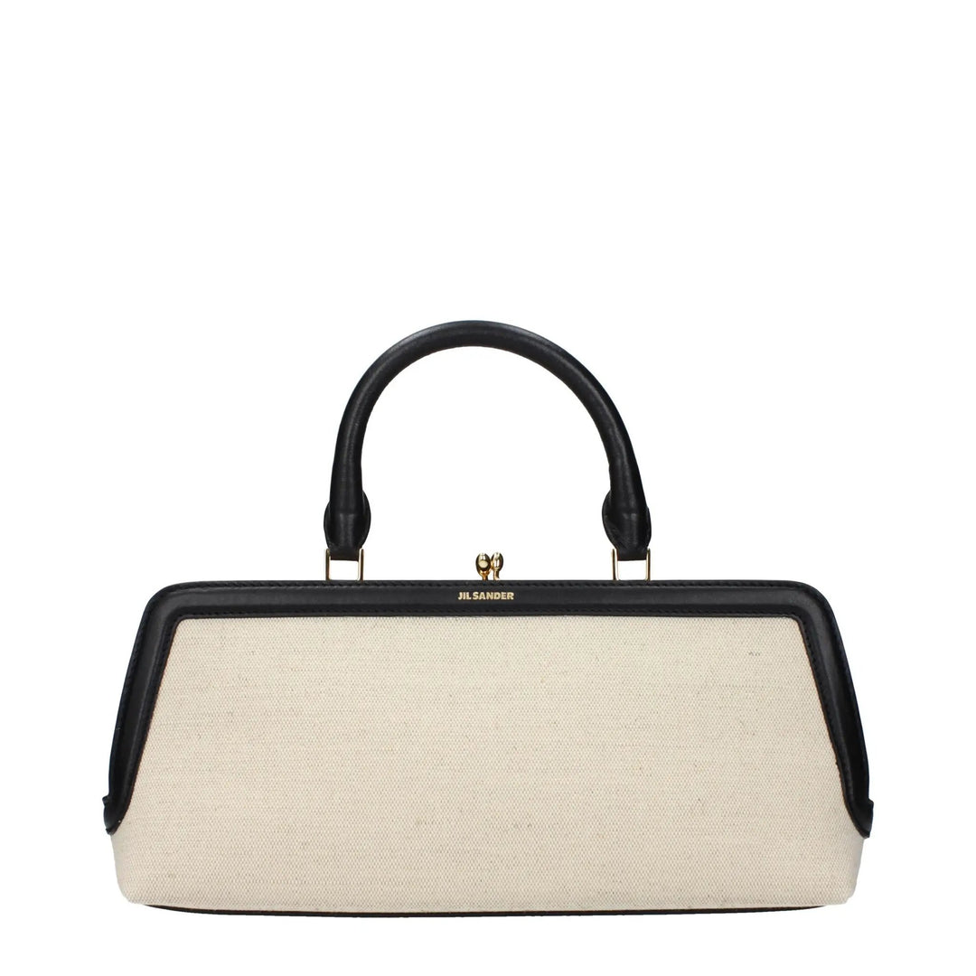 Jil Sander Sample Sale | Jil Sander Beige Fabric Handbag - | Designer outlet