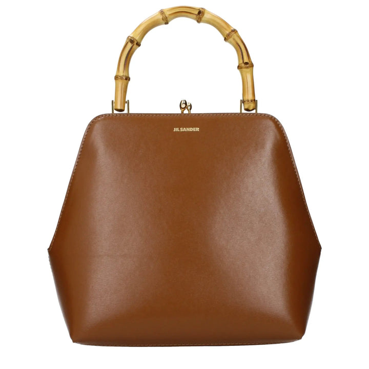 Jil Sander Sample Sale | Jil Sander Brown Leather Handbag - | Designer outlet
