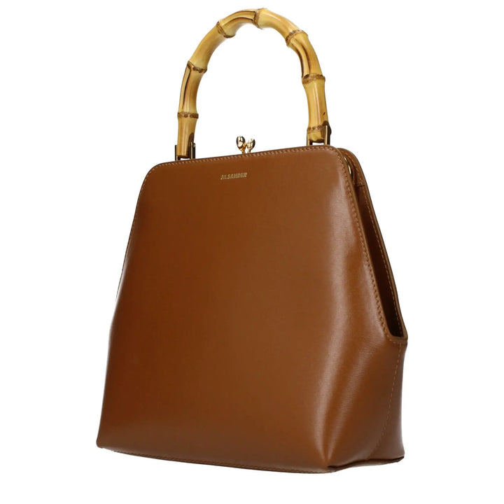 Jil Sander Sample Sale | Jil Sander Brown Leather Handbag - | Designer outlet