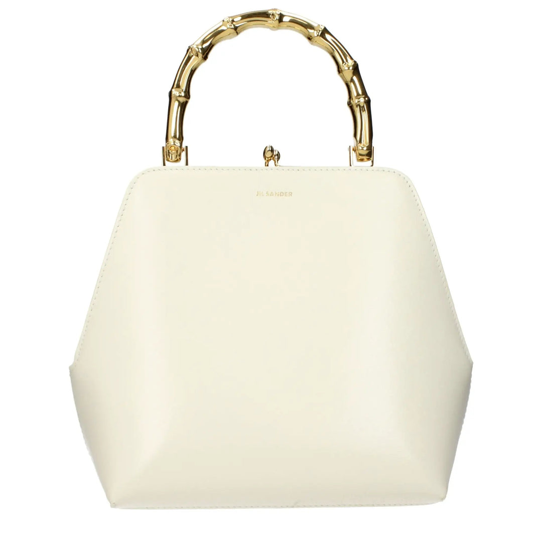Jil Sander Sample Sale | Jil Sander Beige Leather Handbag - | Designer outlet
