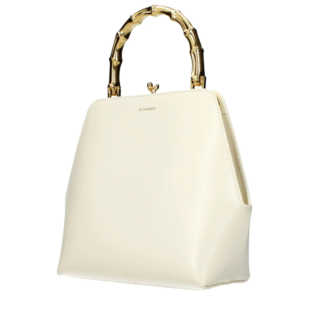 Jil Sander Sample Sale | Jil Sander Beige Leather Handbag - | Designer outlet