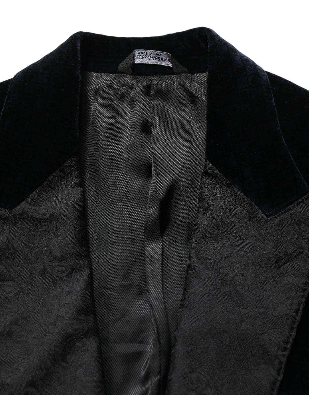 Dolce &amp; Gabbana Sample Sale | Dolce &amp; Gabbana Black Cotton Single Breasted Jacket Blazer - | Designer outlet