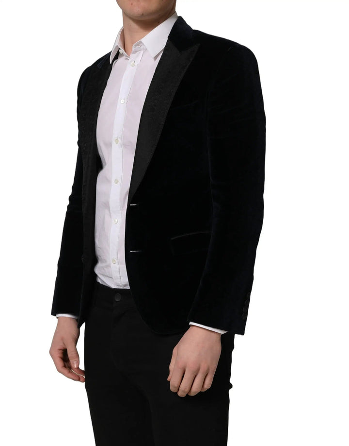 Dolce &amp; Gabbana Sample Sale | Dolce &amp; Gabbana Black Cotton Single Breasted Jacket Blazer - | Designer outlet
