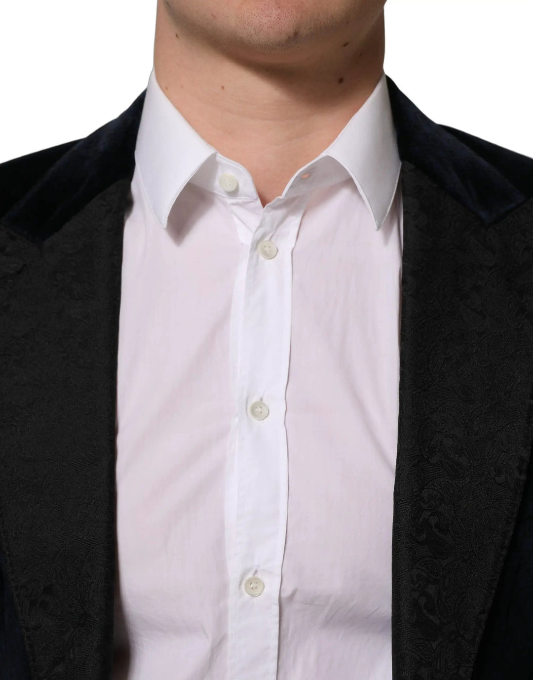 Dolce &amp; Gabbana Sample Sale | Dolce &amp; Gabbana Black Cotton Single Breasted Jacket Blazer - | Designer outlet