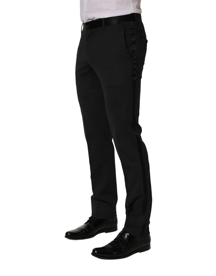Dolce &amp; Gabbana Sample Sale | Dolce &amp; Gabbana Black Cotton Dress Formal Men Trouser Pants - | Designer outlet