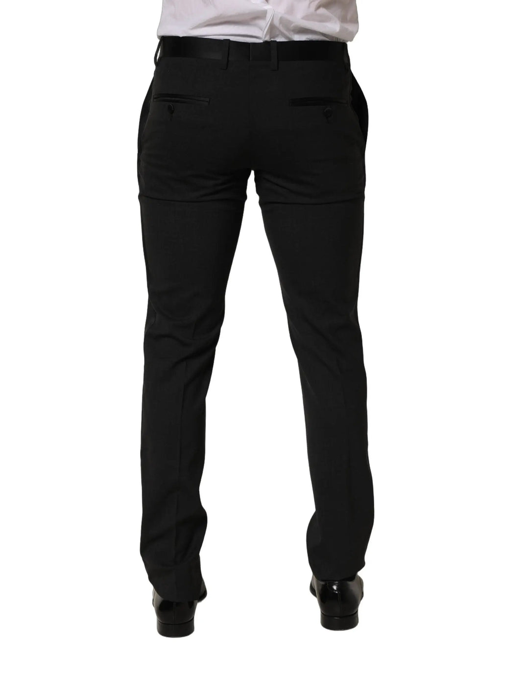 Dolce &amp; Gabbana Sample Sale | Dolce &amp; Gabbana Black Cotton Dress Formal Men Trouser Pants - | Designer outlet