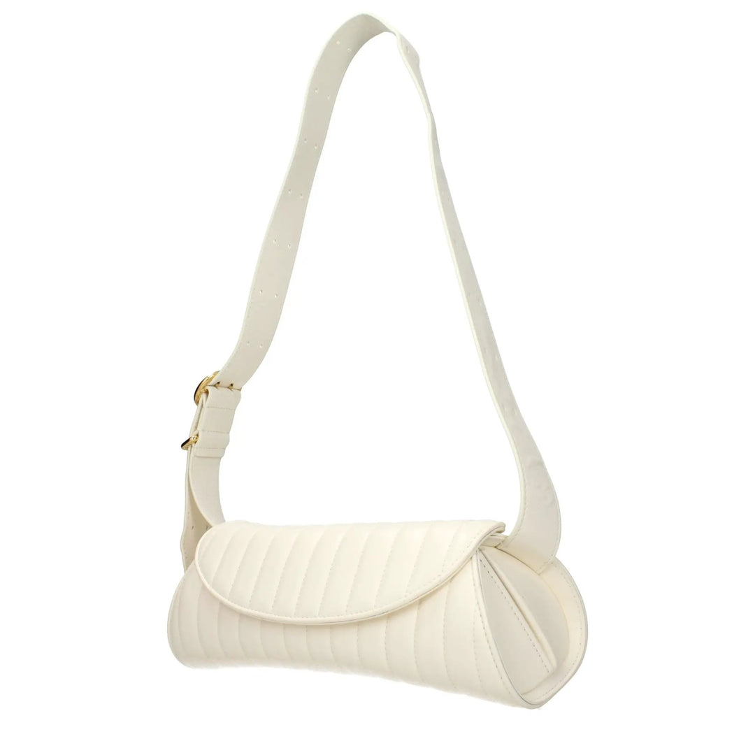 Jil Sander Sample Sale | Jil Sander White Leather Shoulder Bag - | Designer outlet