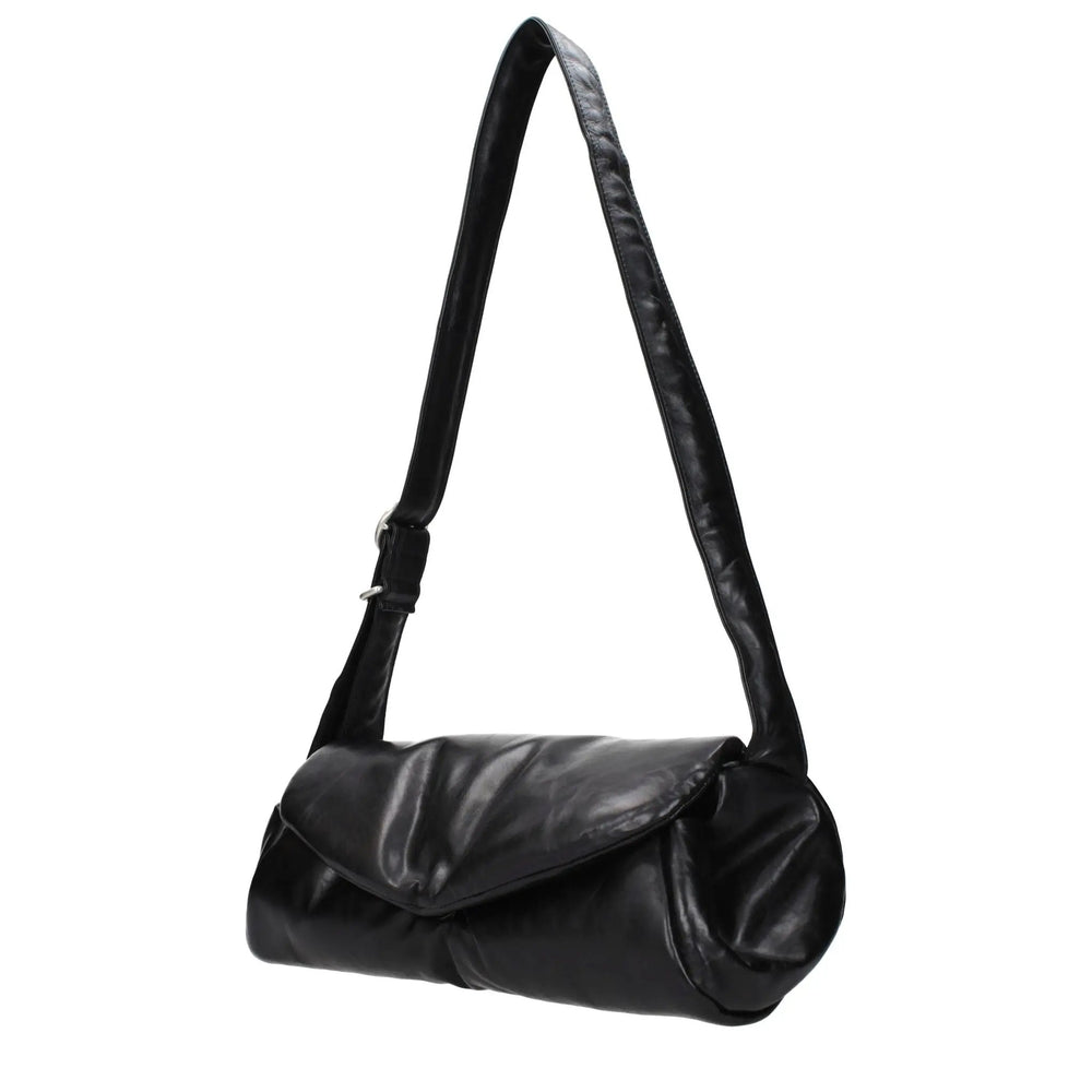 Jil Sander Sample Sale | Jil Sander Black Leather Crossbody Bag - | Designer outlet