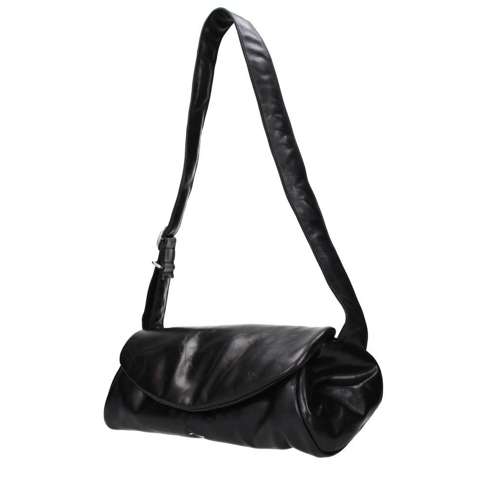 Jil Sander Sample Sale | Jil Sander Black Leather Crossbody Bag - | Designer outlet