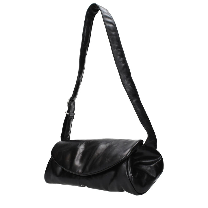 Jil Sander Sample Sale | Jil Sander Black Leather Crossbody Bag - | Designer outlet