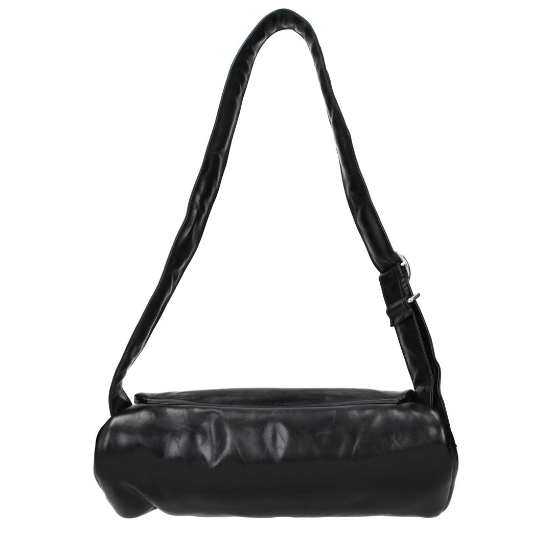 Jil Sander Sample Sale | Jil Sander Black Leather Crossbody Bag - | Designer outlet
