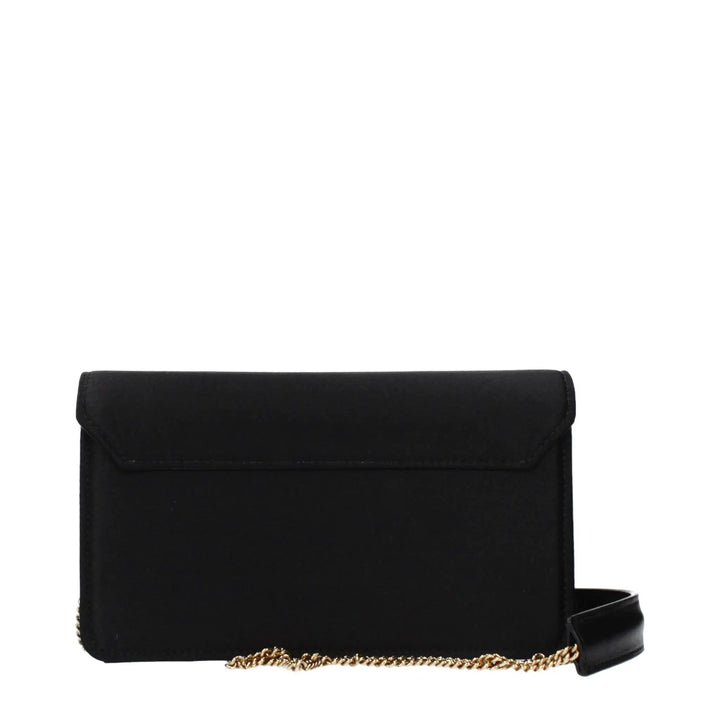 Roberto Cavalli Sample Sale | Roberto Cavalli Black Satin Clutch Bag - | Designer outlet