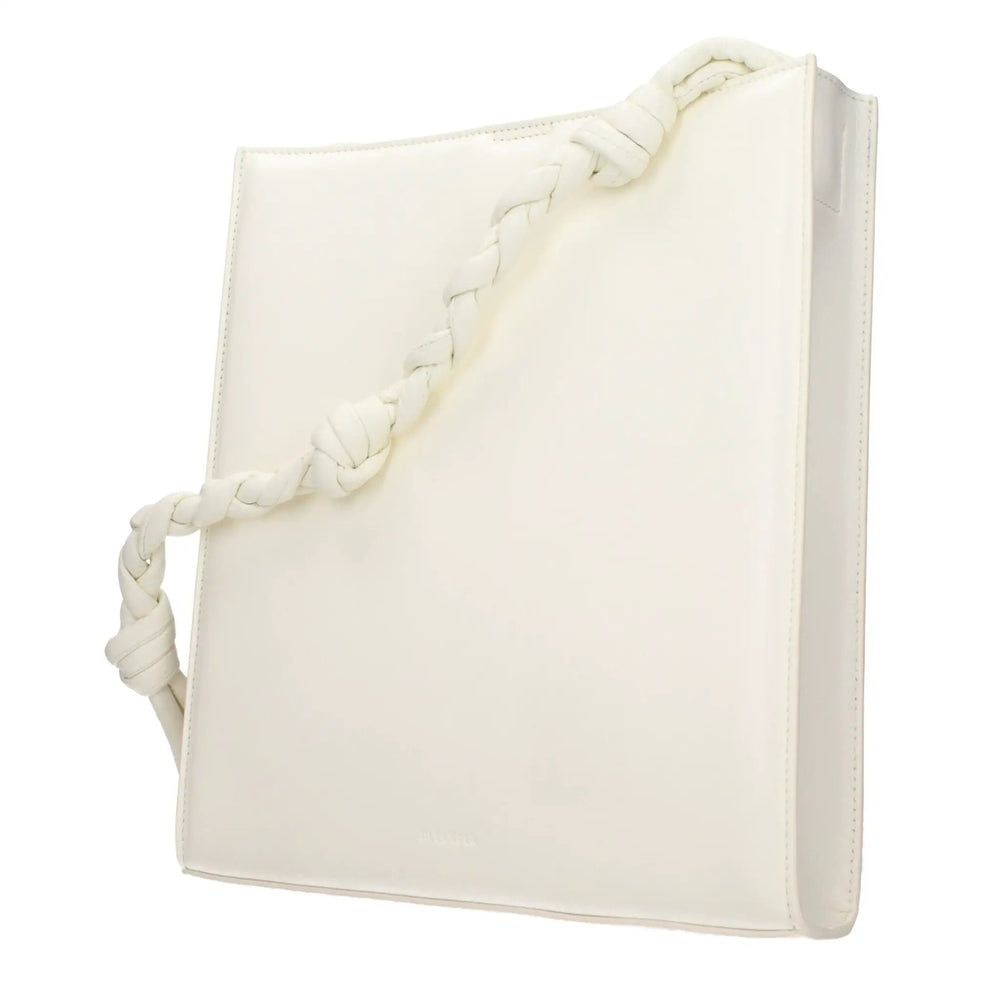 Jil Sander Sample Sale | Jil Sander White Leather Shoulder Bag - | Designer outlet