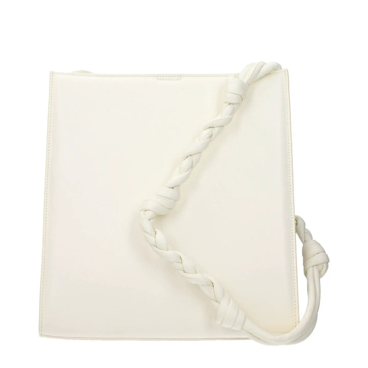 Jil Sander Sample Sale | Jil Sander White Leather Shoulder Bag - | Designer outlet