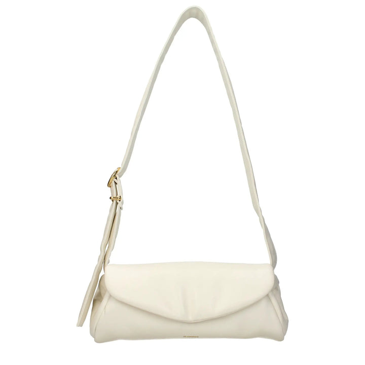 Jil Sander Sample Sale | Jil Sander Beige Leather Crossbody Bag - | Designer outlet