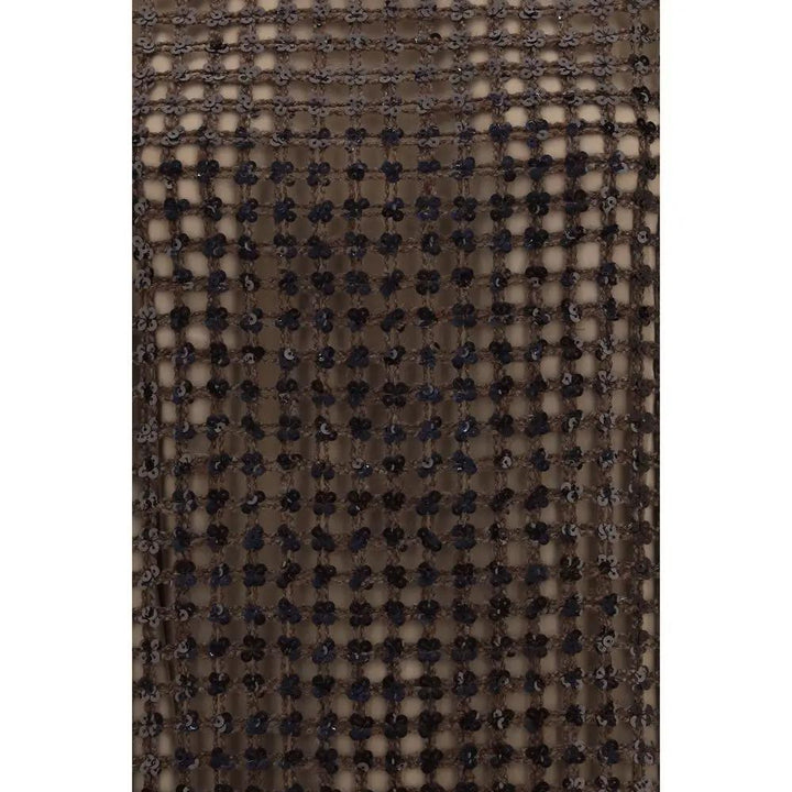 Brunello Cucinelli Sample Sale | Brunello Cucinelli Brown Silk Cocktail Dress - | Designer outlet