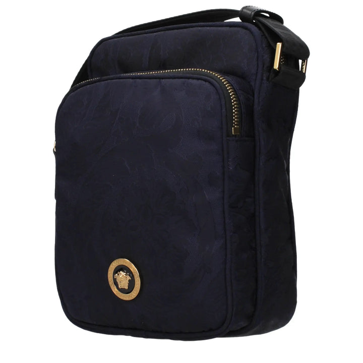 Versace Sample Sale | Versace Blue Fabric Crossbody Bag - | Designer outlet