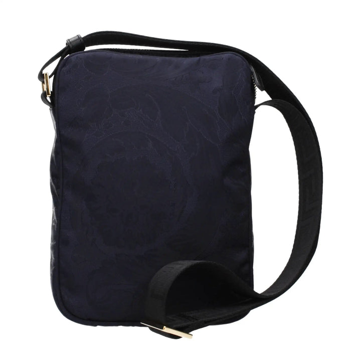 Versace Sample Sale | Versace Blue Fabric Crossbody Bag - | Designer outlet