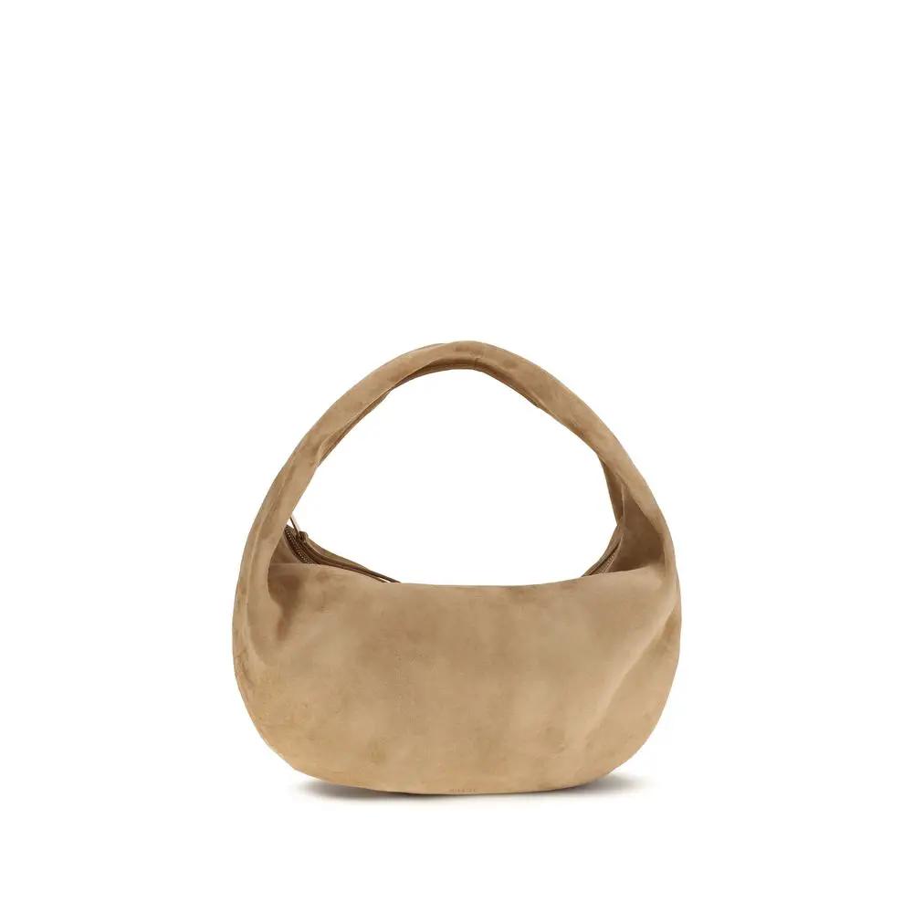 Khaite Sample Sale | Khaite Beige Calf Leather Bos Taurus Shoulder Bag - | Designer outlet