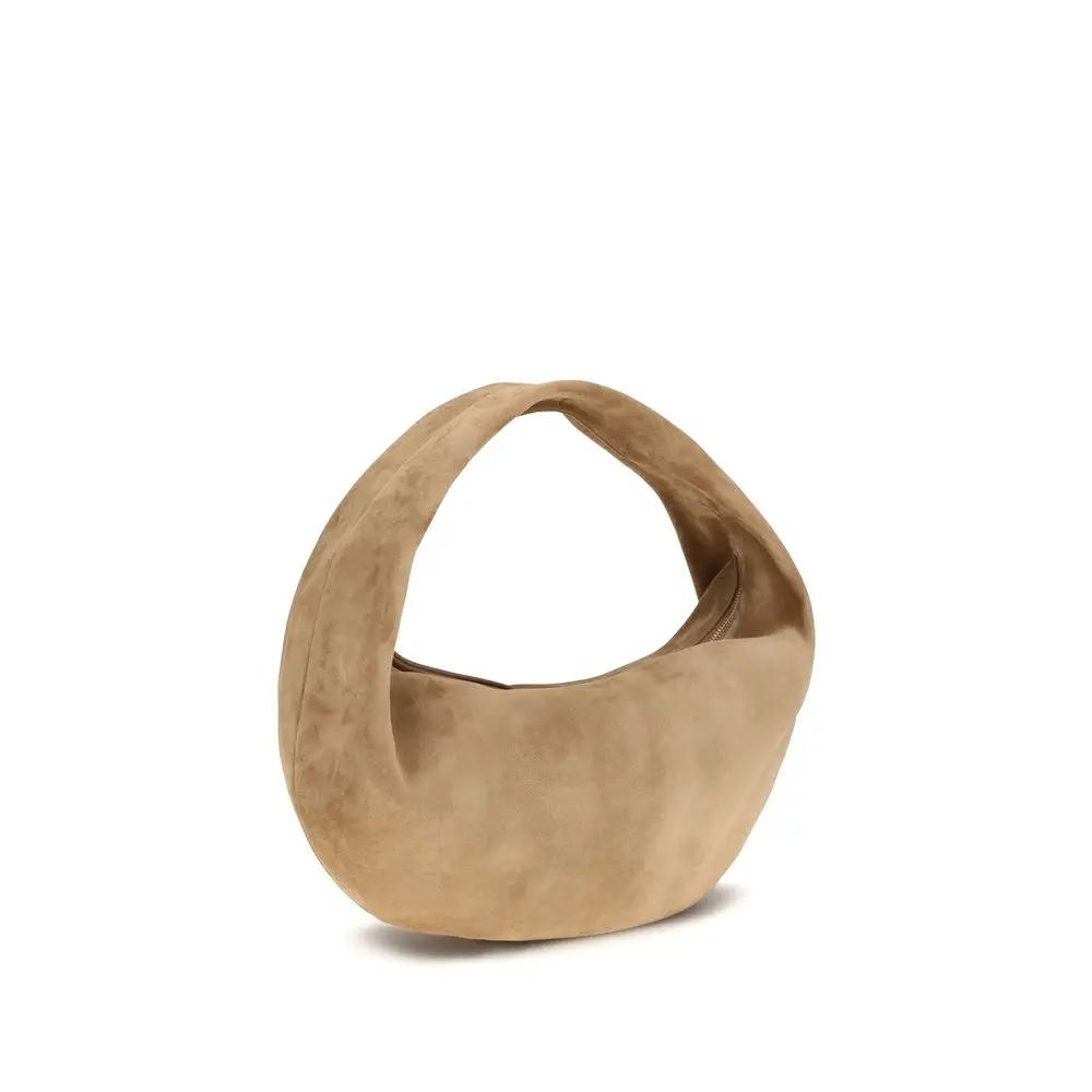 Khaite Sample Sale | Khaite Beige Calf Leather Bos Taurus Shoulder Bag - | Designer outlet