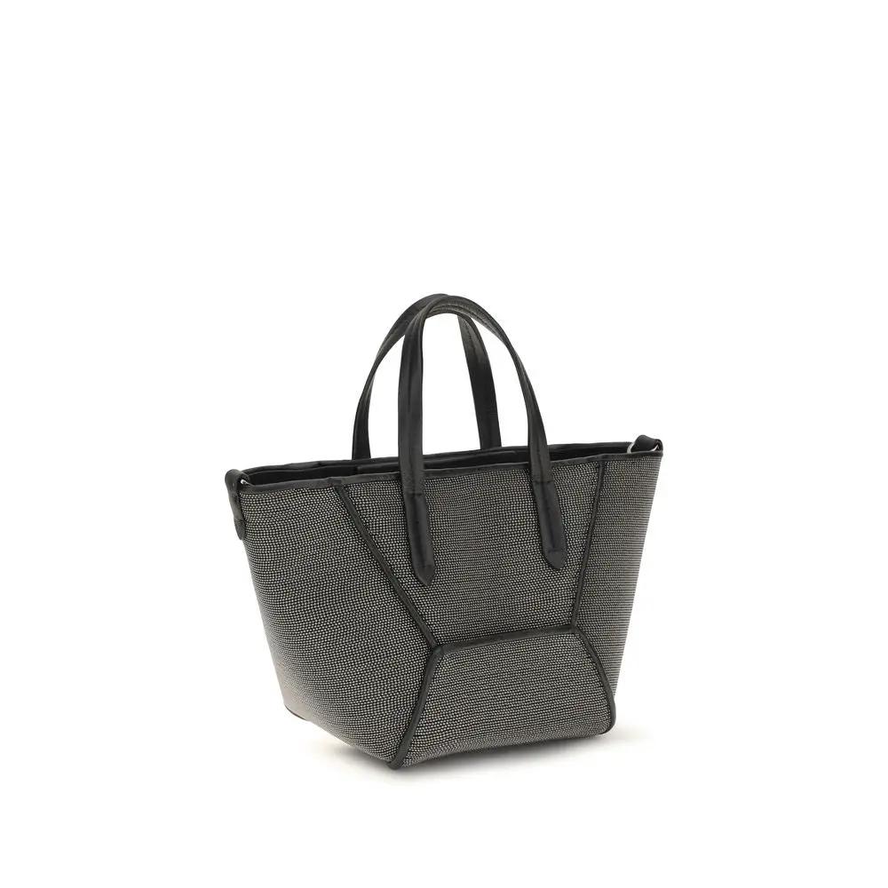 Brunello Cucinelli Sample Sale | Brunello Cucinelli Black Calf Leather Bos Taurus Shoulder Bag - | Designer outlet