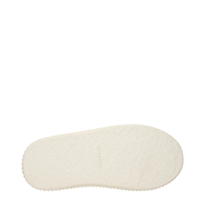 Jil Sander Sample Sale | Jil Sander White Leather Platform Sneakers - | Designer outlet