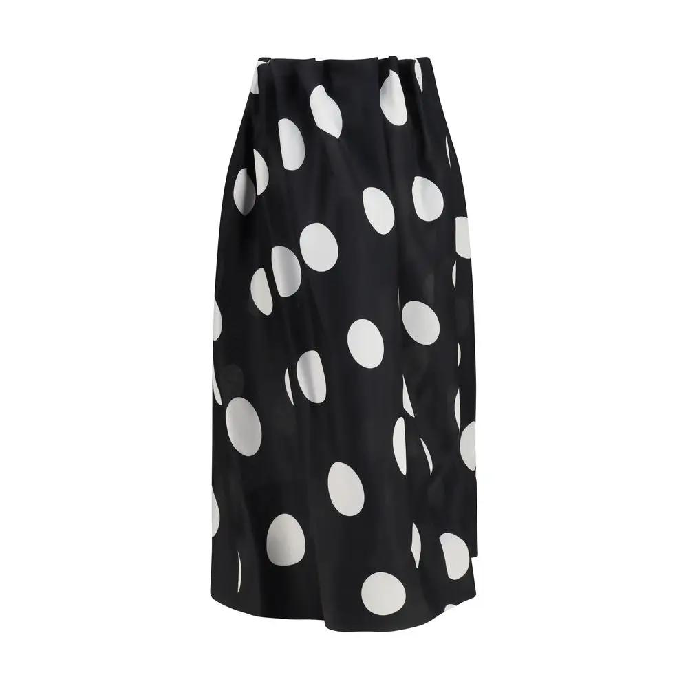 Khaite Sample Sale | Khaite Black Silk Skirt - | Designer outlet